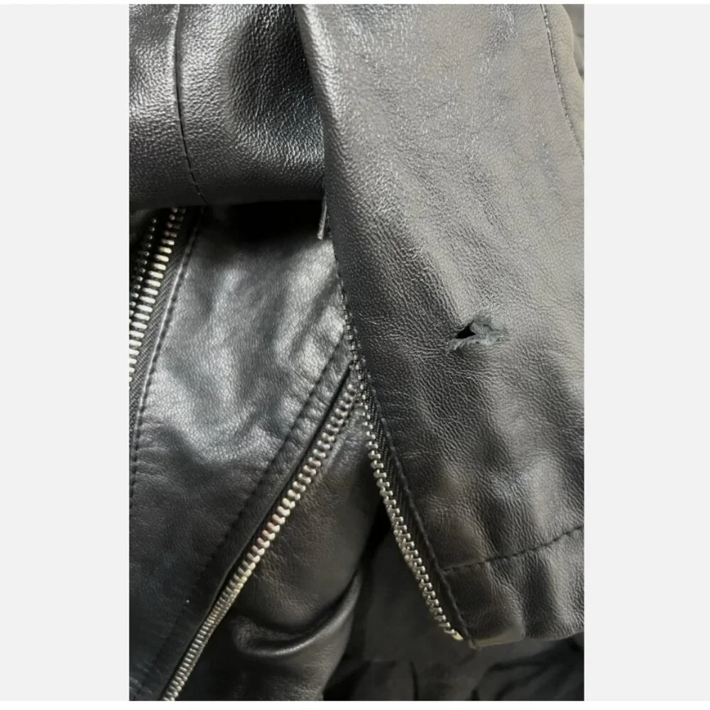 Slate & Willow Mini‎ Snap Moto Jacket Leather